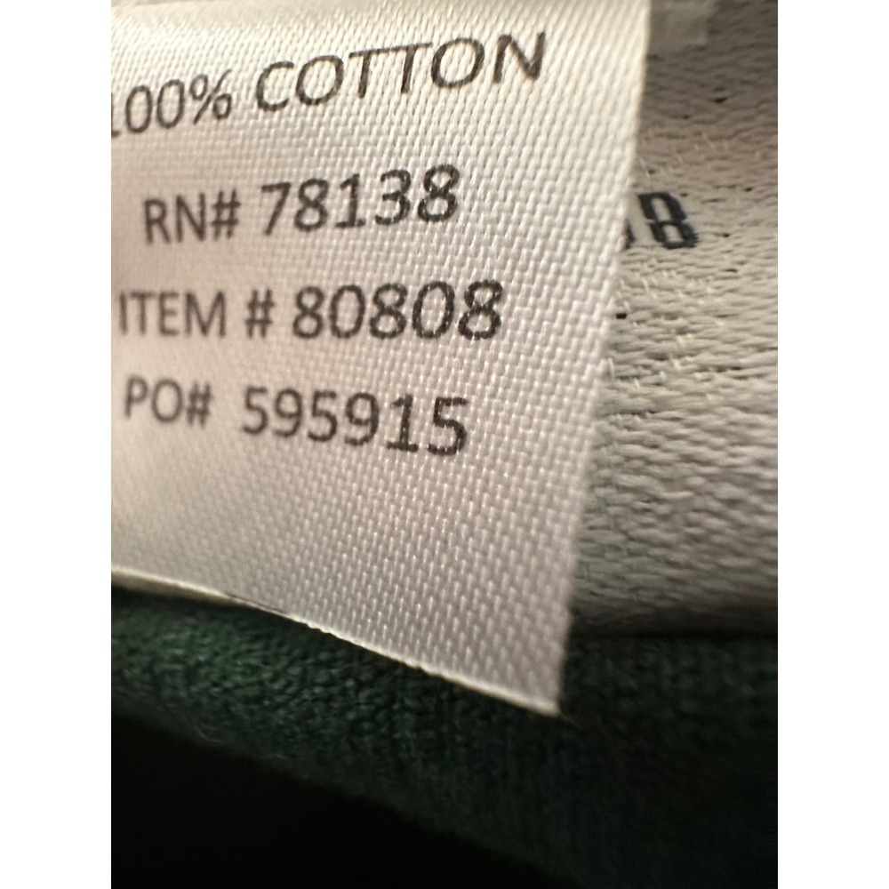 Vermont Country Store Green Corduroy Pintuck Button Front Midi Dress XS - Picture 3 of 7